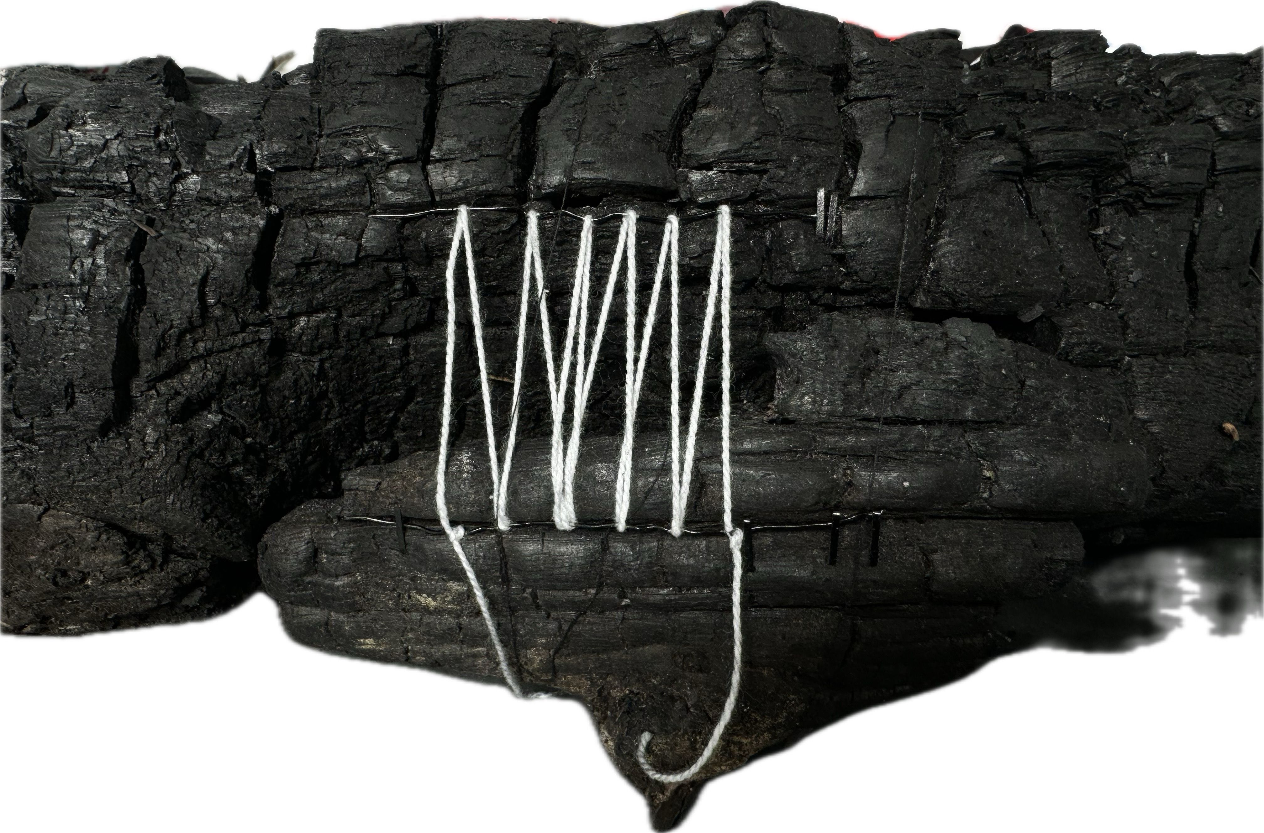 Charcoal 1, 2026. Charcoal installation. Banff, Canada.
